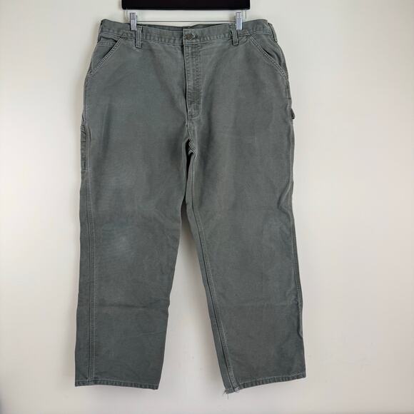 Carhartt Pants Men's 42x32 (Act 40x30) B11 MOS Dungaree Carpenter Canvas Read - Picture 1 of 10